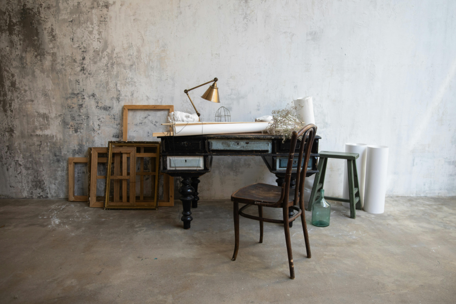 Muebles vintage y piezas decorativas