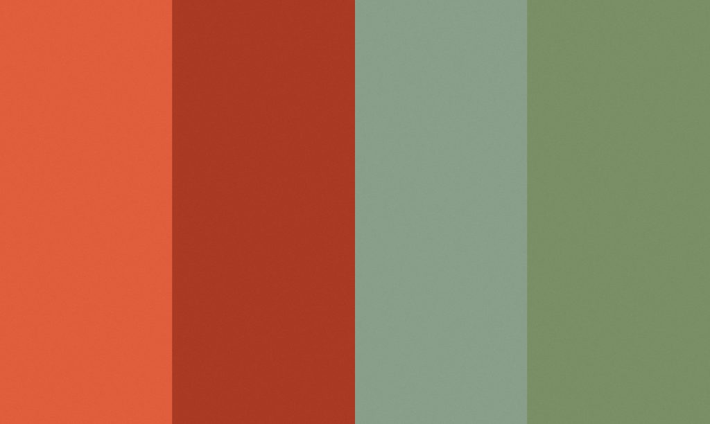 Rojo Terrracota y Verde Olvia colores tendencia en decoración 2026